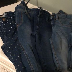 5 pairs of Jeggins Cat & Jack & Jordache Slims